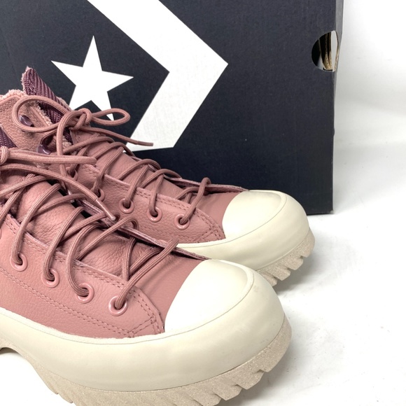 Converse Lugged 2.0 Waterproof Platform High Sneakers Women Saddle Dark A01329C - Picture 7 of 11